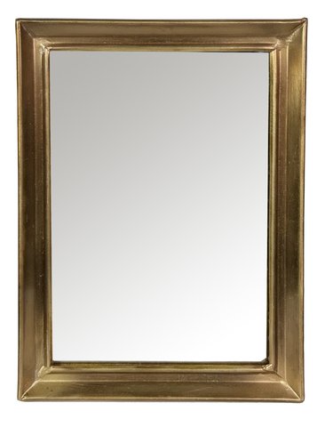 shishi Mirror with brass frame 15x21cm