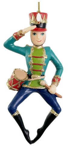 shishi Nutcracker jumping ornament 11 5cm
