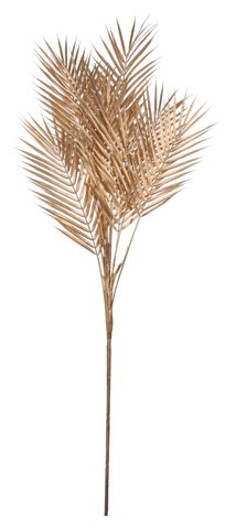 shishi Palm leaves x9 gold 126cm