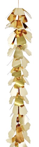 shishi Paper flower garland gold 175cm