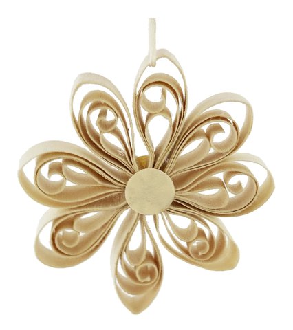 shishi Paper quilling star cream 7cm