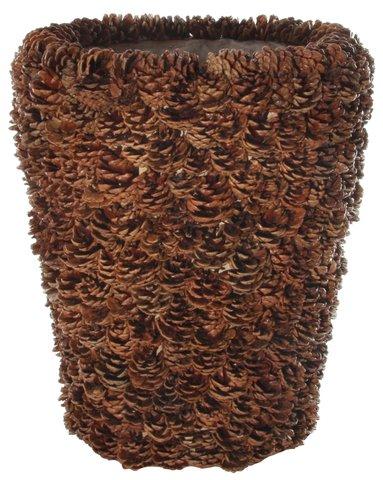 shishi Pine cone high pot d39;h44 5cm