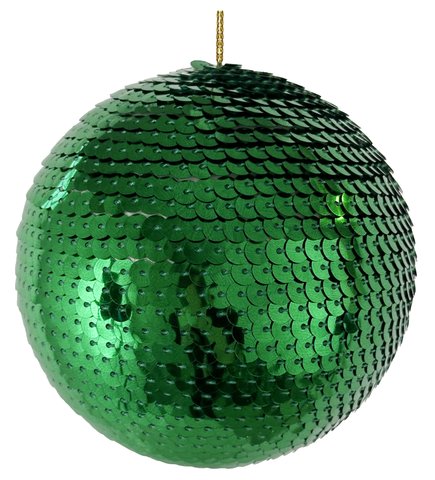 shishi Sequin ball green 10cm