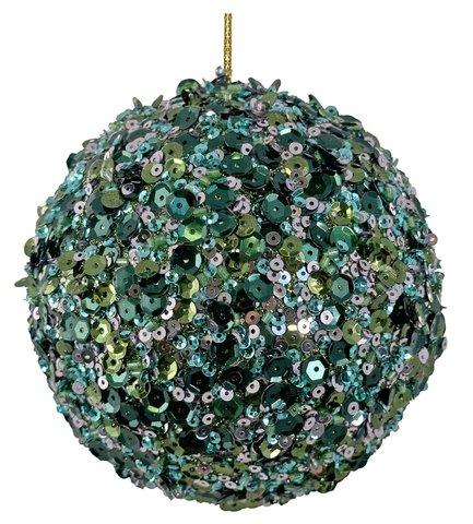 shishi Sequin ball green pink 10cm