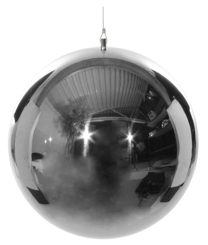 shishi Stainless steel ball shiny silver 25cm