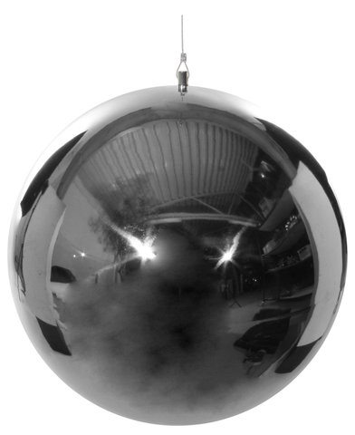 shishi Stainless steel ball shiny silver 30cm