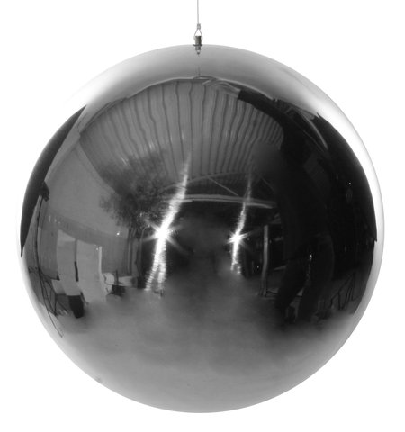 shishi Stainless steel ball shiny silver 48cm