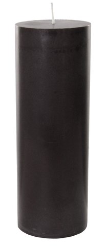 shishi Stearin cylinder black d7;h20cm
