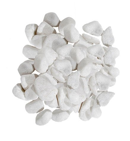 shishi Stones white mat 1kg d 1-2cm