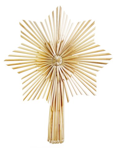 shishi Straw star tree top natural 20cm