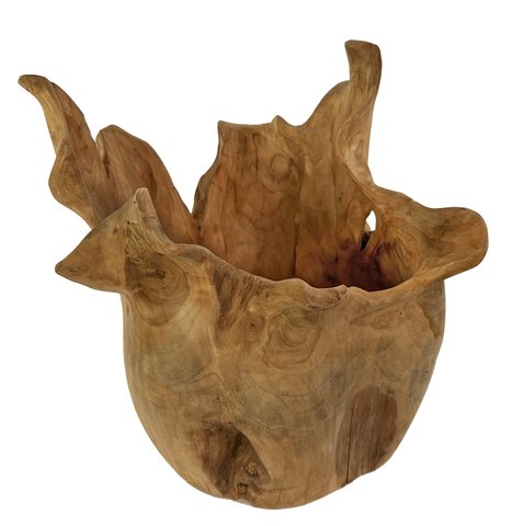 shishi Teak organic pot d~30;h~30cm