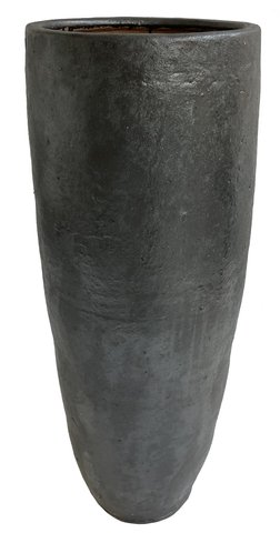 shishi Terracota pot rough silver d40 h105cm