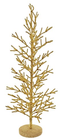 shishi Tinsel tree gold 78cm