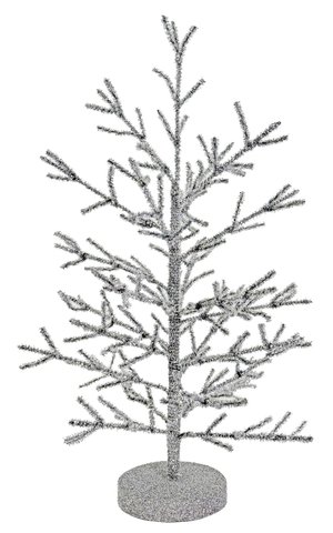 shishi Tinsel tree silver 53cm