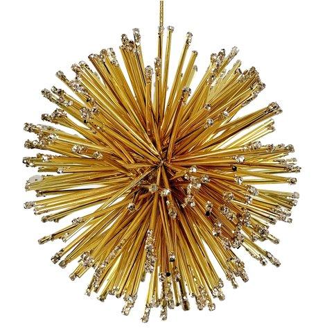 shishi Tube ball gold glitter tips 12cm