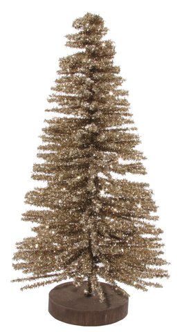 shishi Twig-tinsel tree champagne 42cm