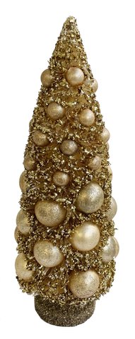 shishi Twig tree gold glitter with gold glass
