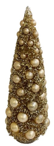 shishi Twig tree gold glitter with gold glass