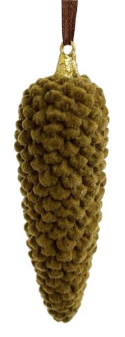 shishi Velvet cone brown 9cm
