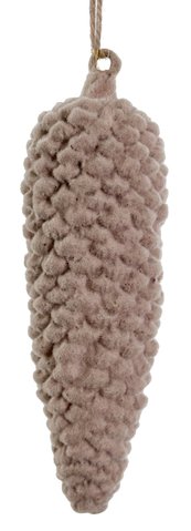 shishi Velvet cone grey 10cm