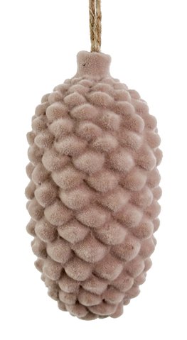 shishi Velvet cone grey 8cm