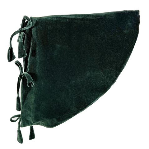 shishi Velvet tree skirt green 100cm