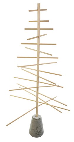 shishi Wooden stick tree with concrete base 152cm