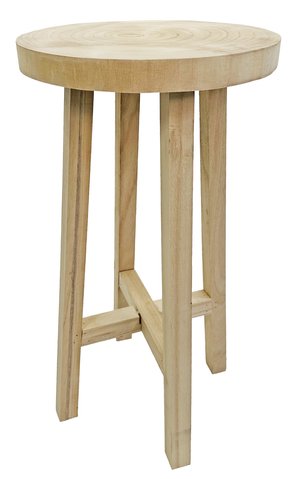 shishi WOODEN STOOL natural d32;h60cm
