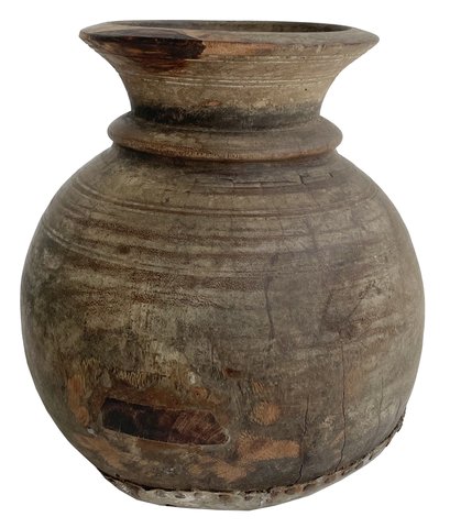 shishi Wooden vase d24;h25cm