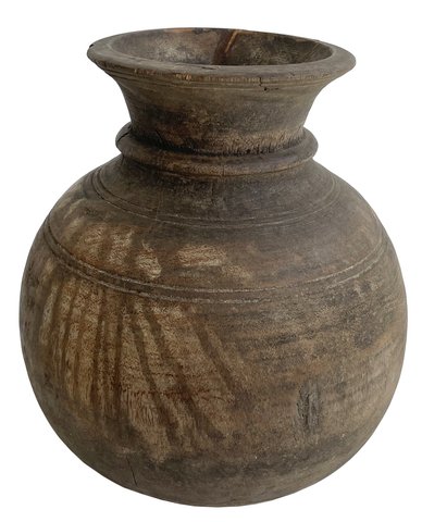 shishi Wooden vase d25;h28cm