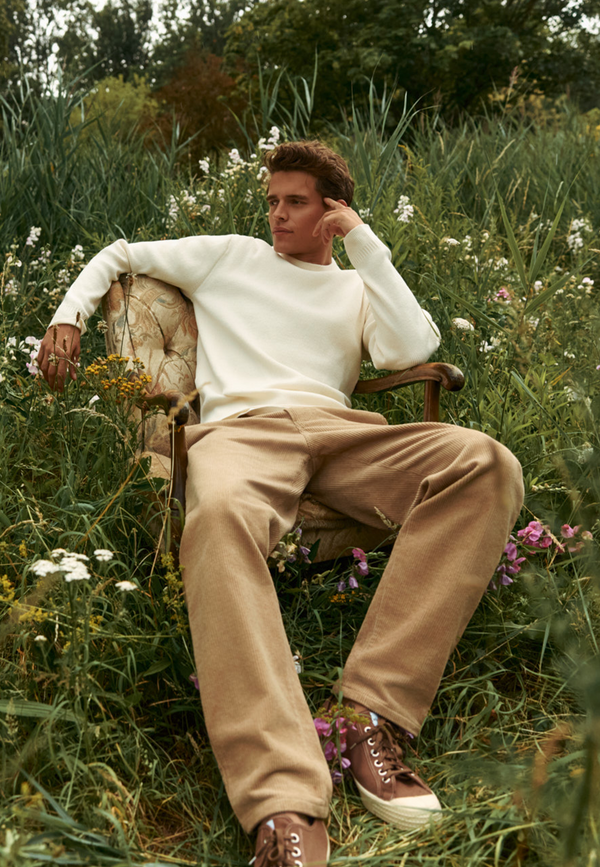 shiwi ALAN corduroy straight fit trousers Beige clay