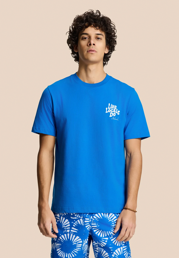 shiwi LIAM regular t-shirt like locals do Blue kobalt