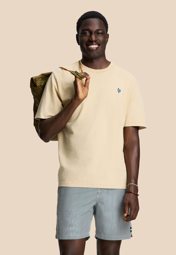 shiwi MIKE swim shorts fine stripe Green leaf fine stripes