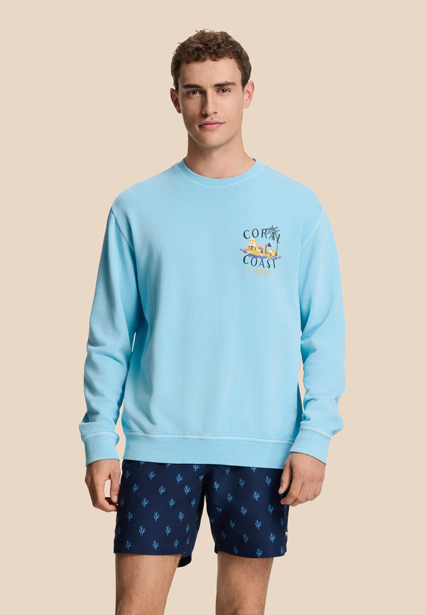 Shiwi MIKE Swim Shorts Sketched Coral Blue Navy Sketched Coral