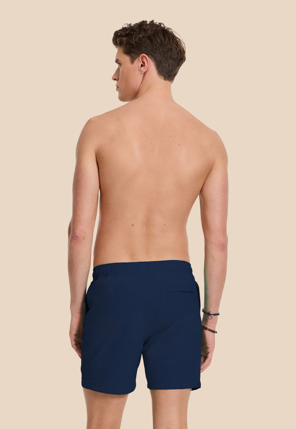 Shiwi NATE QUICK DRY Swim Shorts Solid Blue Dark Navy