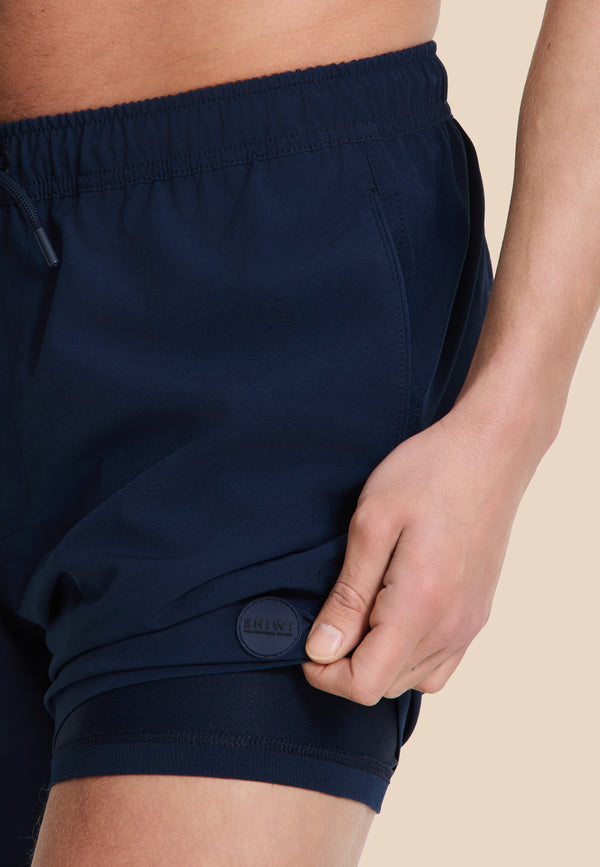 Shiwi SCOTT STRETCH Swim Shorts Solid Blue Dark Navy