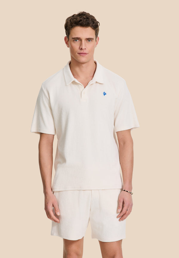 Shiwi EVAN Toweling Shorts Solid White