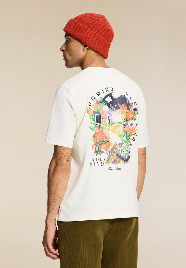 shiwi FINN relaxed fit landscape t-shirt