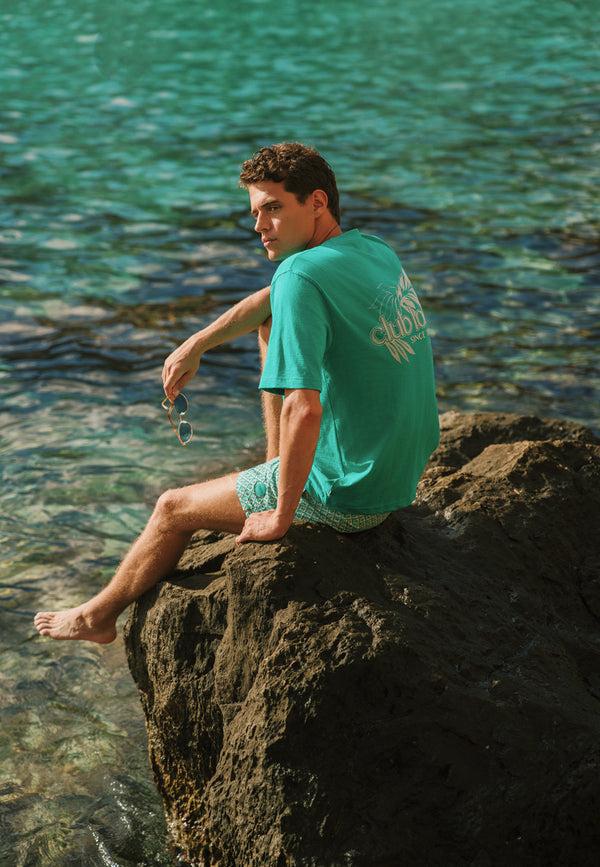 shiwi FINN relaxed t-shirt club locale Blue lagoon