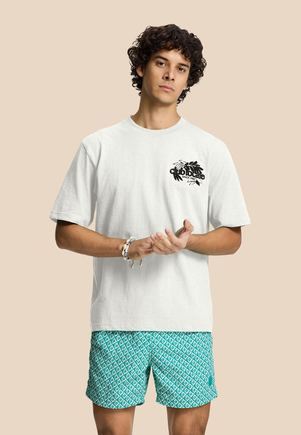 Shiwi FINN Relaxed T-shirt Club Locale White