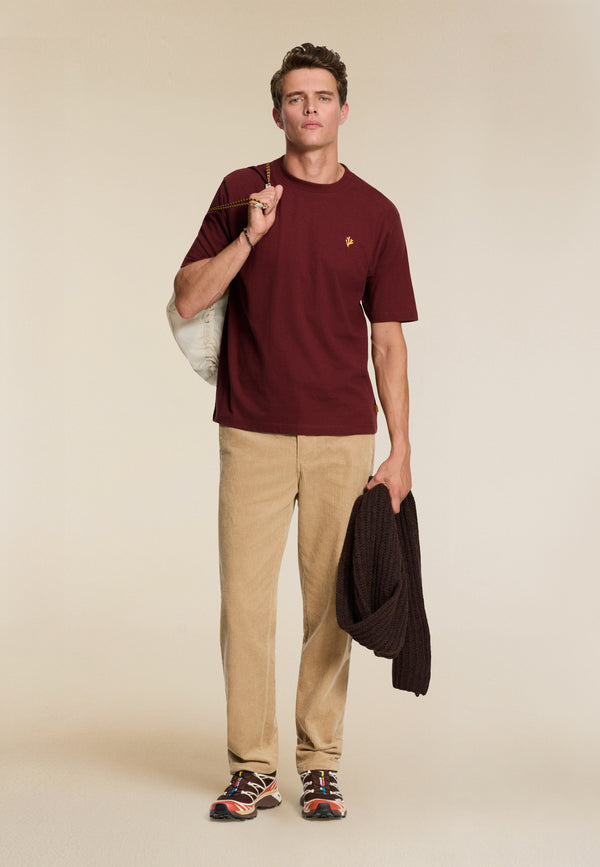 Shiwi FINN Relaxed T-shirt Coral Logo Red Earth