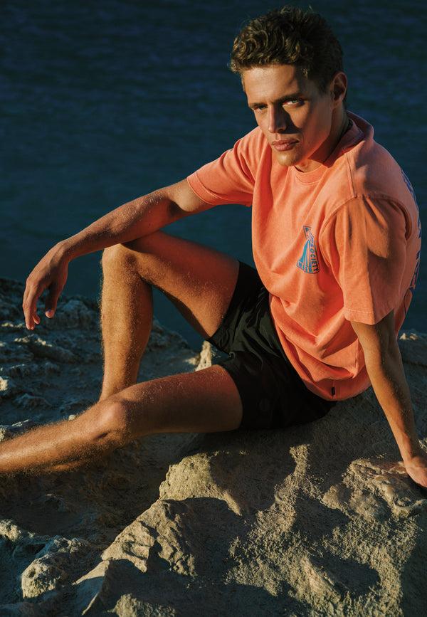 Shiwi FINN Relaxed T-shirt Paradise Block