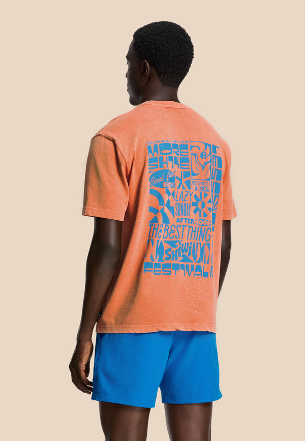 Shiwi FINN Relaxed T-shirt Paradise Block