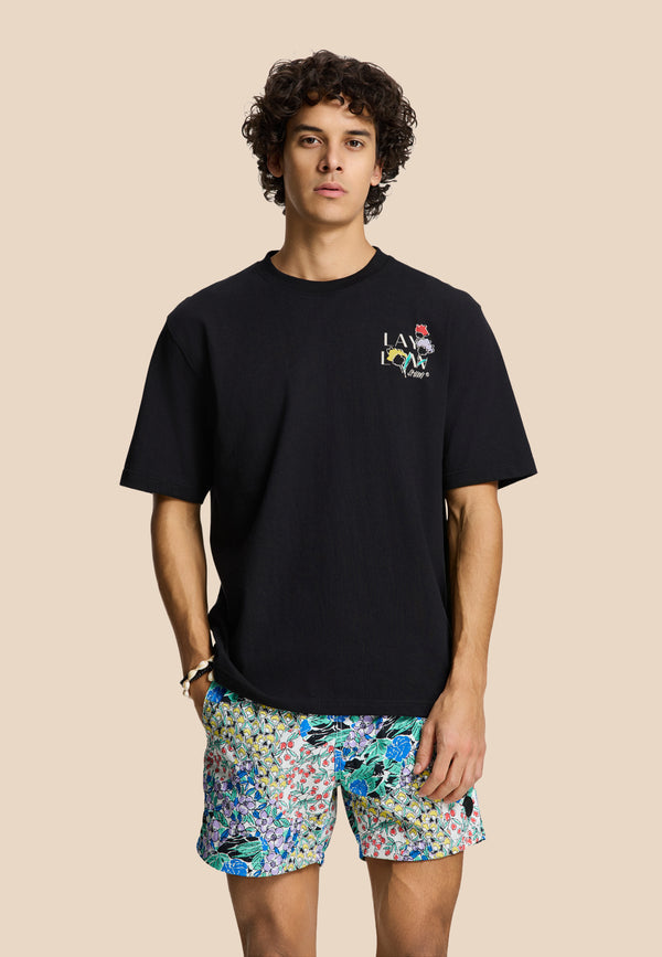 Shiwi FINN Relaxed T-shirt Sketched Flowers