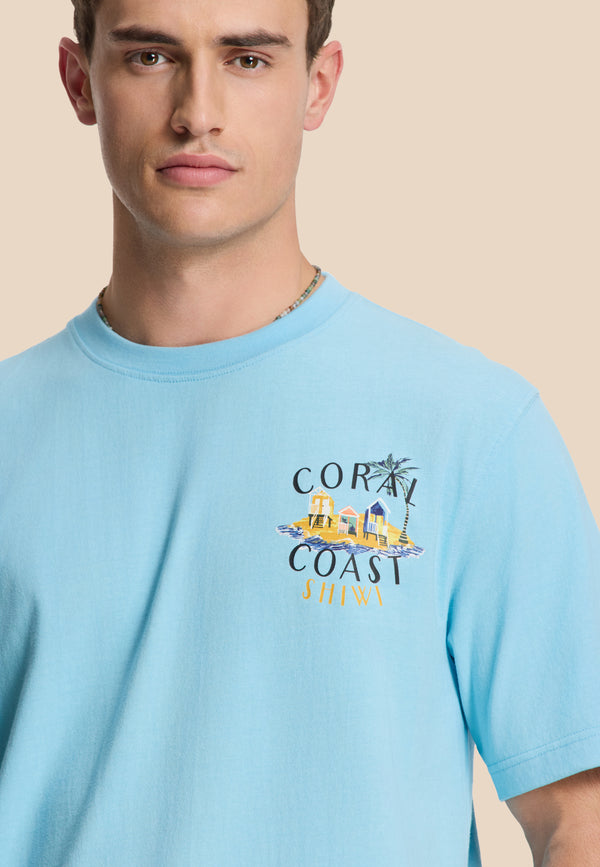 Shiwi FINN Relaxed T-shirt Sketched Island