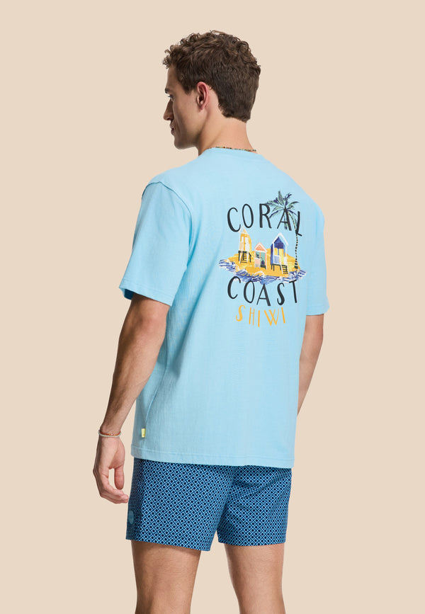Shiwi FINN Relaxed T-shirt Sketched Island