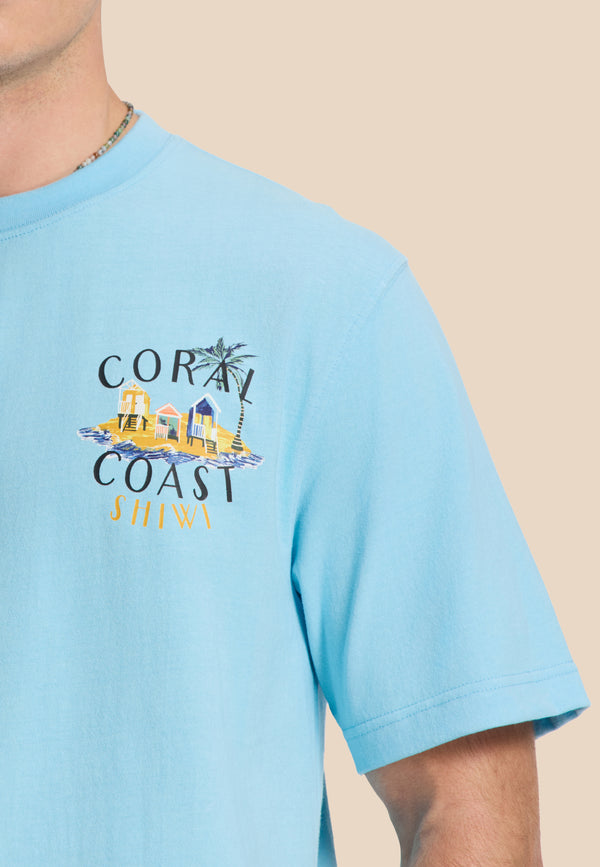 Shiwi FINN Relaxed T-shirt Sketched Island