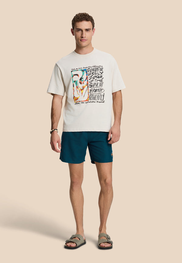 Shiwi JAY Oversized T-shirt Flower Block