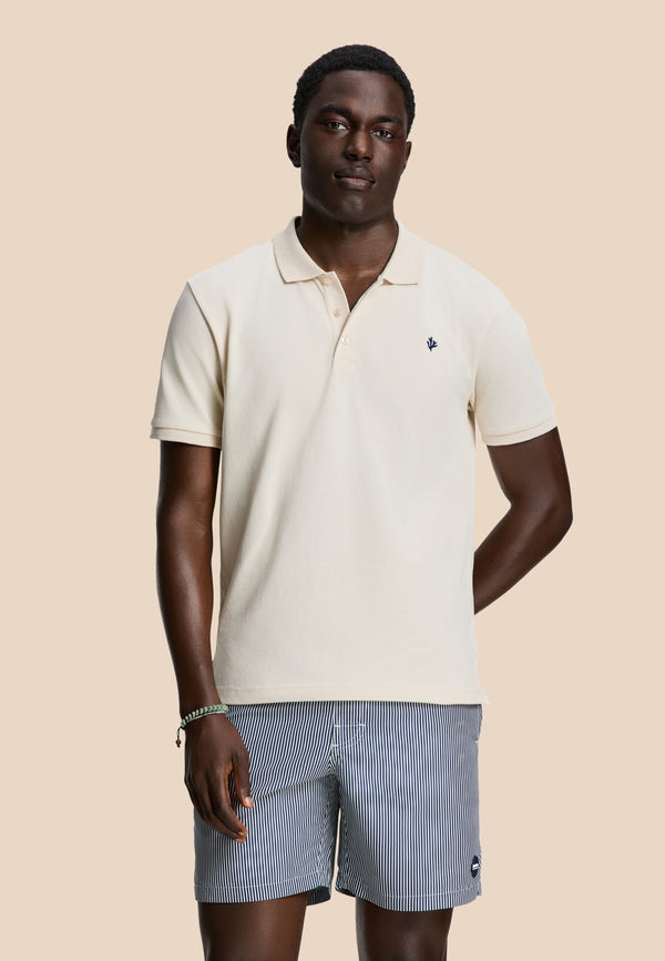 Shiwi JUSTIN Regular Polo Solid Beige