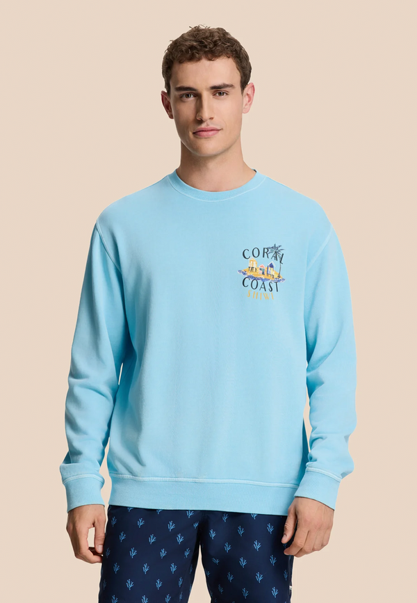 Shiwi KYLE Relaxed Fit Sweat Sketched Island